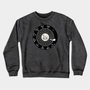 Vintage Rotary Dial Phone 404 Area code Crewneck Sweatshirt